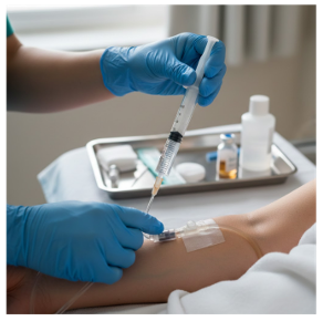 Le Rinçage pulsé du cathéter : maîtriser la technique pour garantir la perméabilité du cathéter en perfusion à domicile